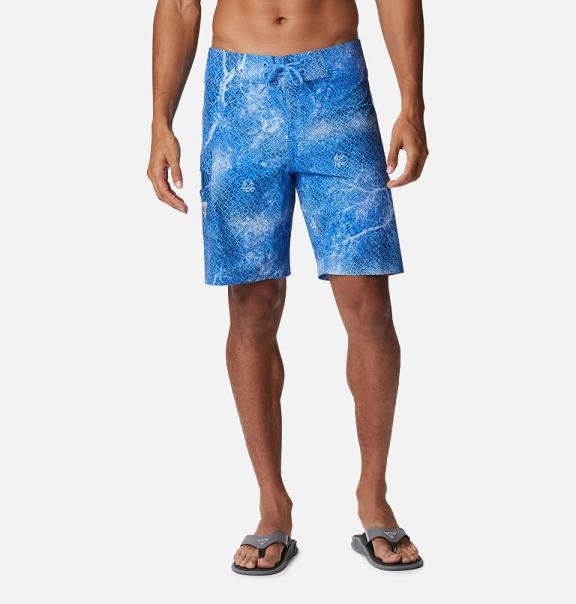 Columbia PFG Offshore Shorts Blue For Men's NZ26978 New Zealand